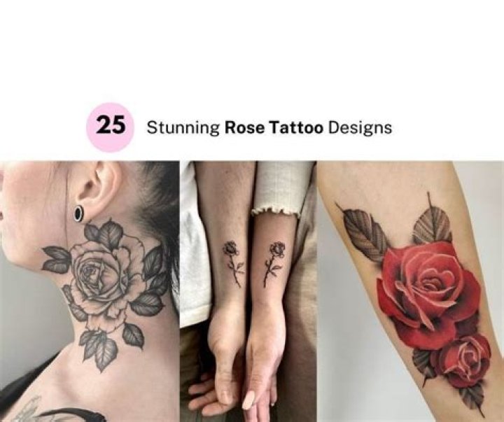 40 Best Rose Tattoos for Women in 2022