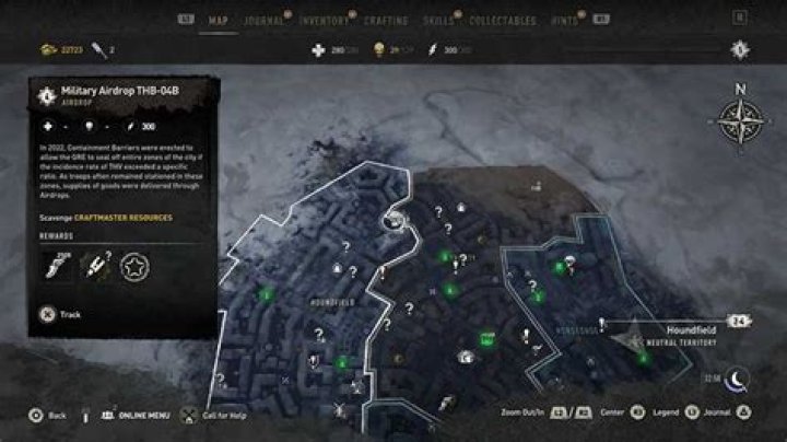 Dying Light 2 Military Tech Locations Map