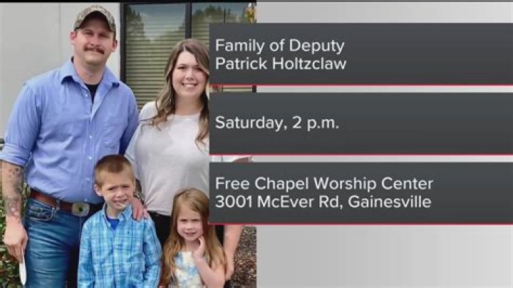 Funeral details for family of Hall County Deputy Patrick Holtzclaw