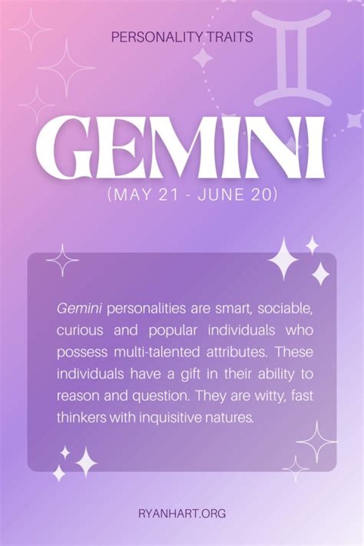 Gemini Zodiac Sign: Dates, Personality, Meaning, Traits