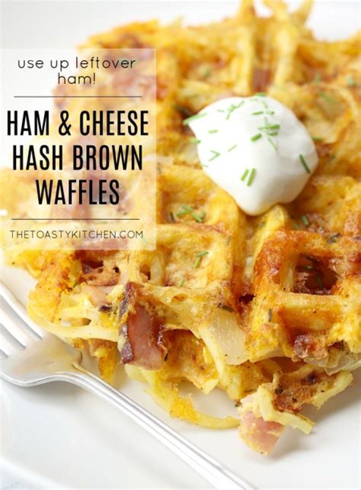 Ham Egg and Cheese Hash Brown Waffles Recipe From Jeanette Donnarumma | Recipe