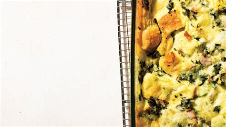 How to Make Spinach, Ham and Cheddar Strata | Make-Ahead Brunch | Christopher Kimball