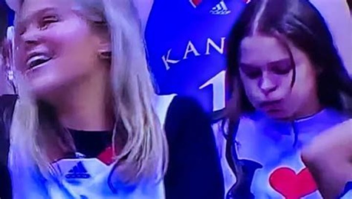 “I love d**k” Female Kansas Fan wears extremely inappropriate T-Shirt on live broadcast over NCAA game vs TCU