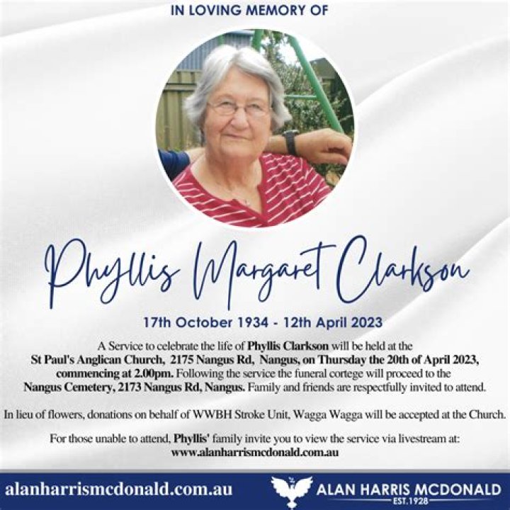 Phyllis J. Harris – Metropolitan Funeral