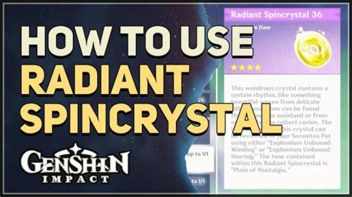 Radiant Spincrystal Genshin Impact
