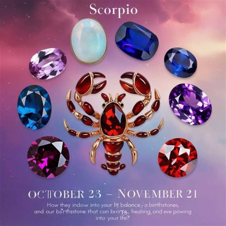 Scorpio Birthstone: Month, Meaning, Benefits, Properties