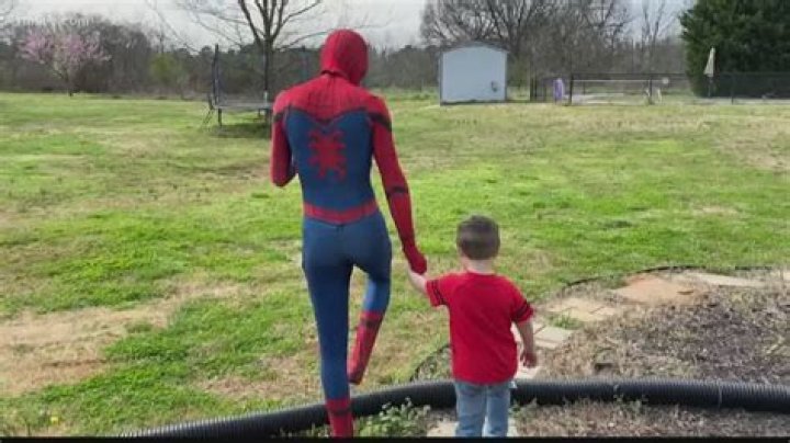 Spiderman saves 4-year-old's birthday canceled by coronavirus