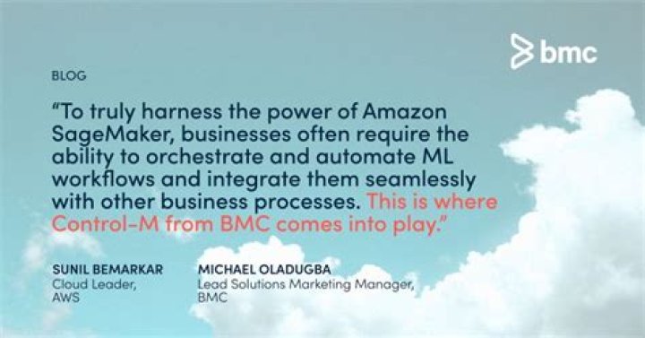Streamlining Machine Learning Workflows with Control-M and Amazon SageMaker