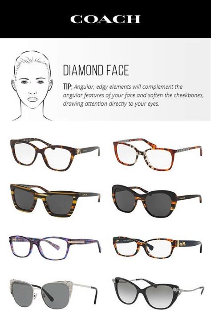 Sunglasses for diamond-shaped faces - All About Vision