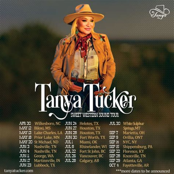 Tanya Tucker Plots Extensive Tour Dates for 2021