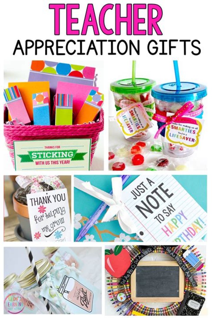 The Teacher Appreciation Week Gift Ideas For Each Day