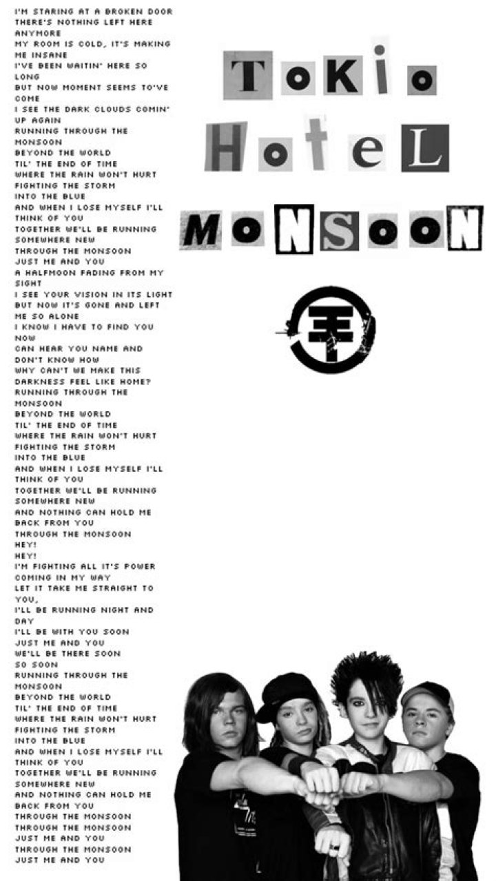 Tokio Hotel’s “Monsoon” Lyrics Meaning