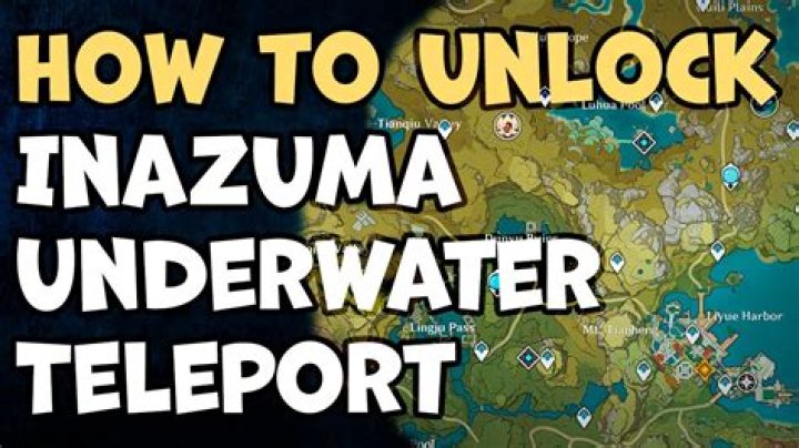 Unlock Inazuma Underwater Teleport Waypoint Genshin Impact