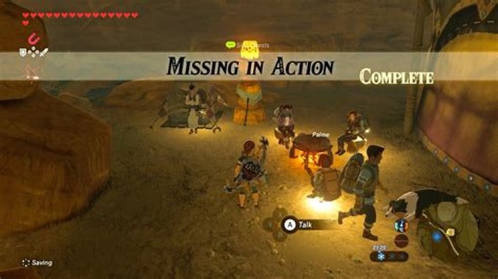 Zelda BoTW Missing In Action